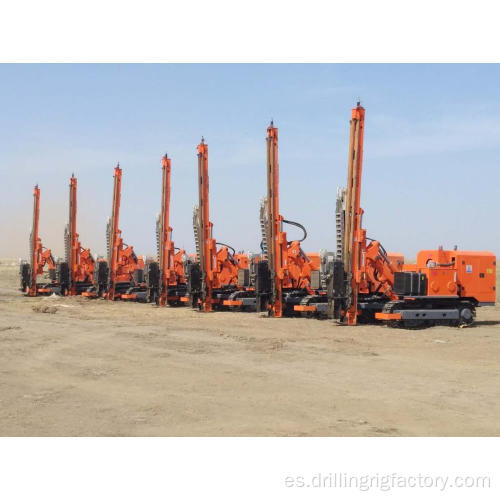 Máquina de anclaje de tierra de tornillo / Equipo de apilado de tornillos de tierra